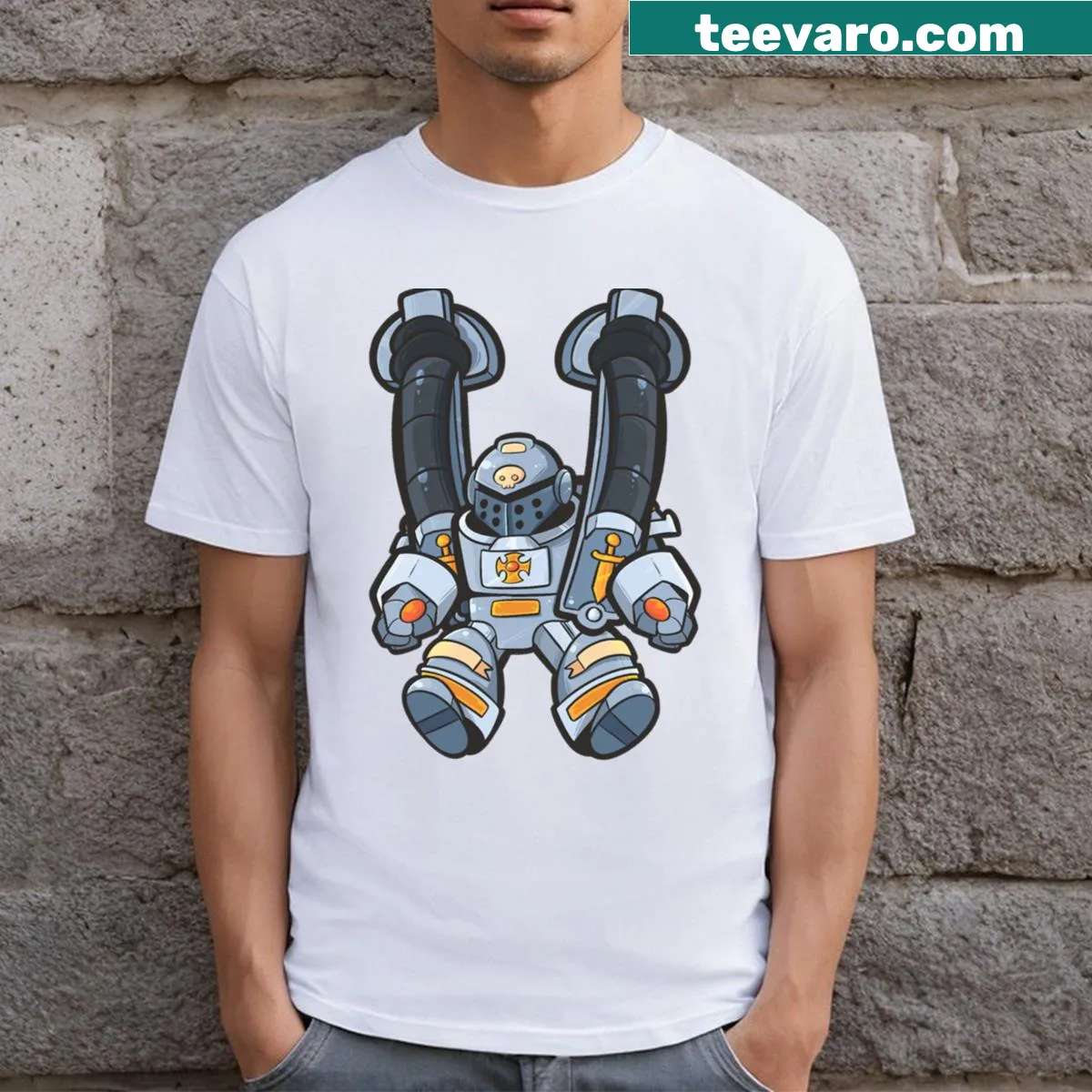 Parenting-themed essential T-shirt for baby carriers — on a men's t-shirt