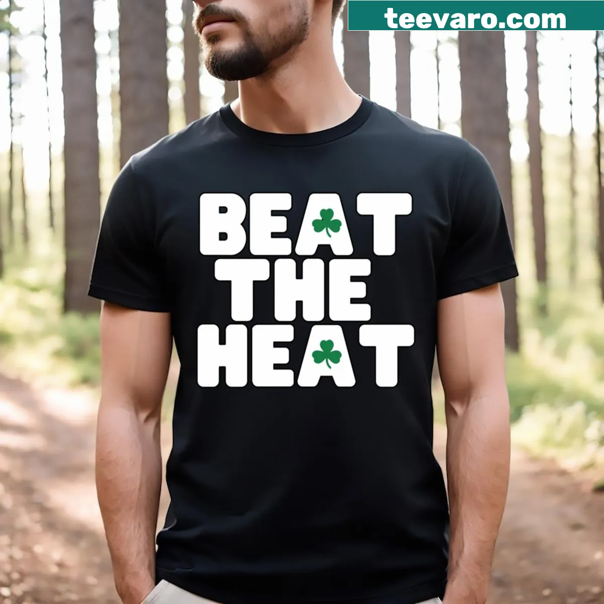 Inspirational graphic on a summer-themed T-shirt — on a men's t-shirt