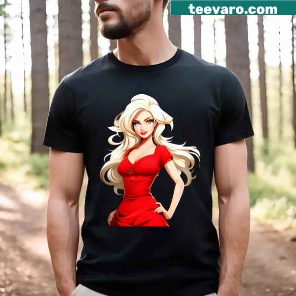 Funny typography Blonde Girl T-shirt