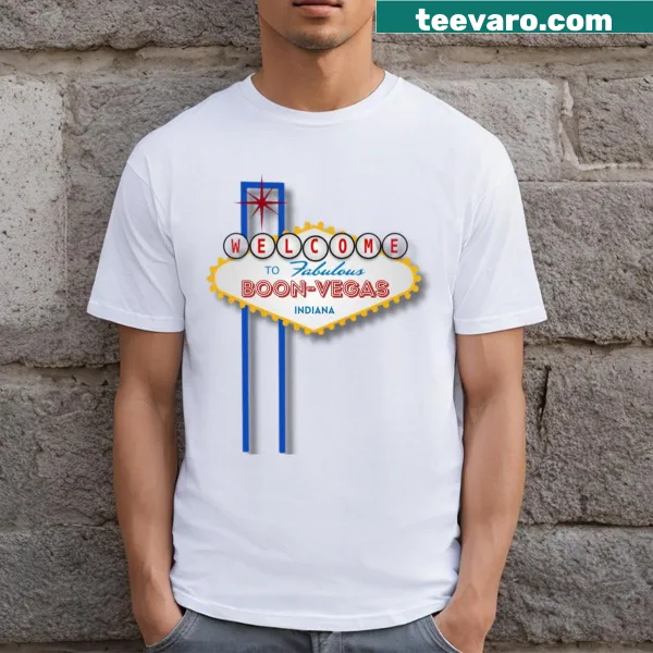 T-shirt celebrating Las Vegas with iconic imagery