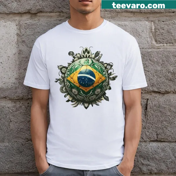 T-shirt with Brasil text design