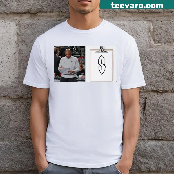 T-shirt featuring Doc Rivers' name in bold letters, celebrating his coaching career