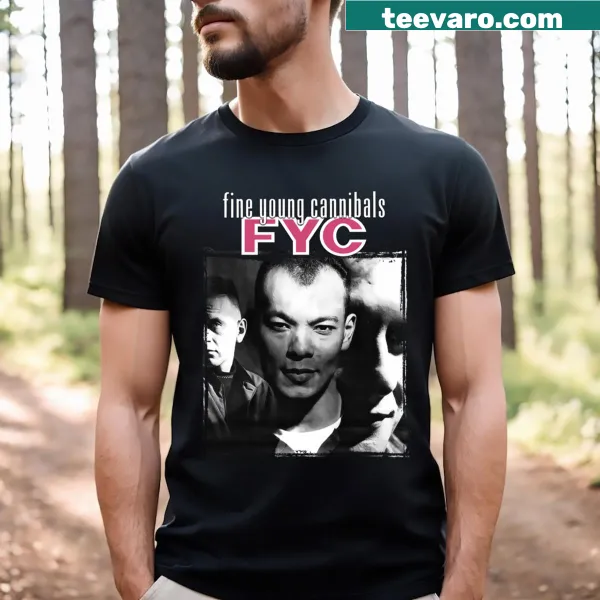 Vintage Fine Young Cannibals band t-shirt with classic imagery