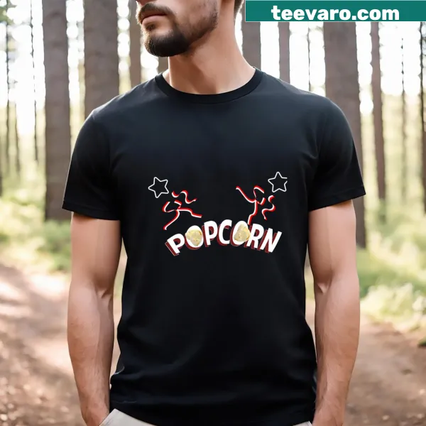 Vintage distressed T-shirt featuring 'Houston' and a classic popcorn illustration