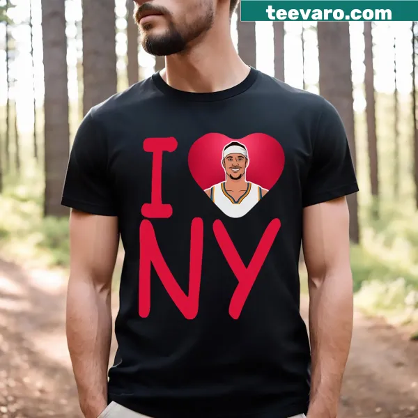 Typography shirt with 'I Hart New York' design for city lovers.