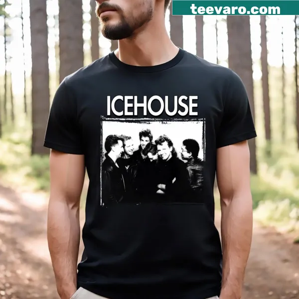 Classic Icehouse band t-shirt featuring their logo