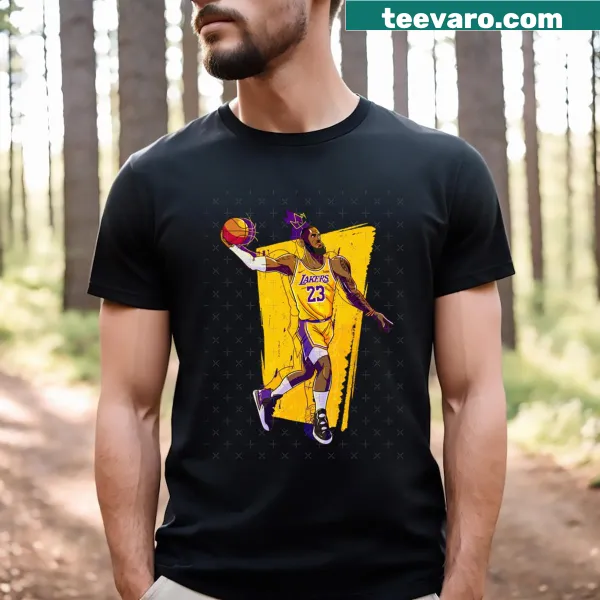 Artistic design featuring Leborn James