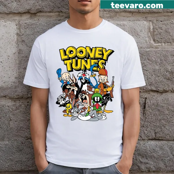 Classic Looney Tunes characters printed on a fun T-shirt