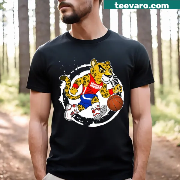 Illustration of a magic jaguar on a t-shirt