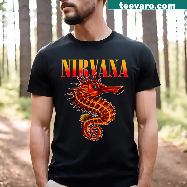Nirvana band T-shirt featuring iconic graphic