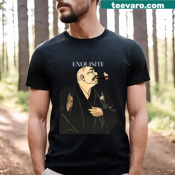 Illustration of Puff Sumo cigar on a T-shirt