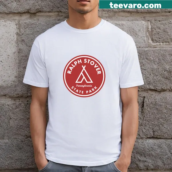 Ralph Stover State Park tent t-shirt with outdoor design