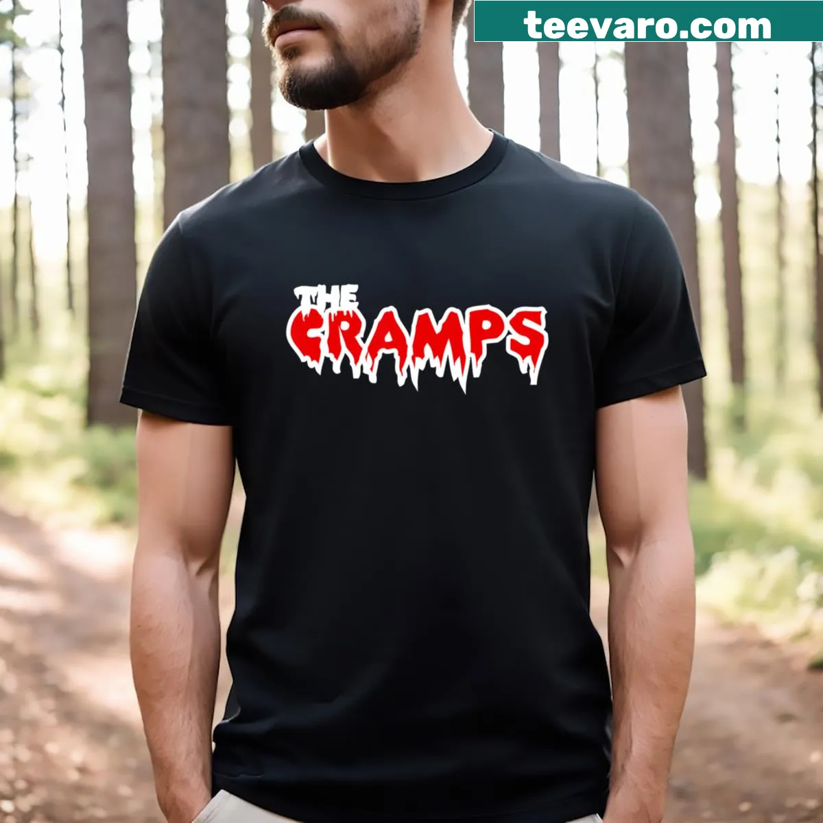 Typography T-shirt with 'Thank You' for music lovers — on a men's t-shirt