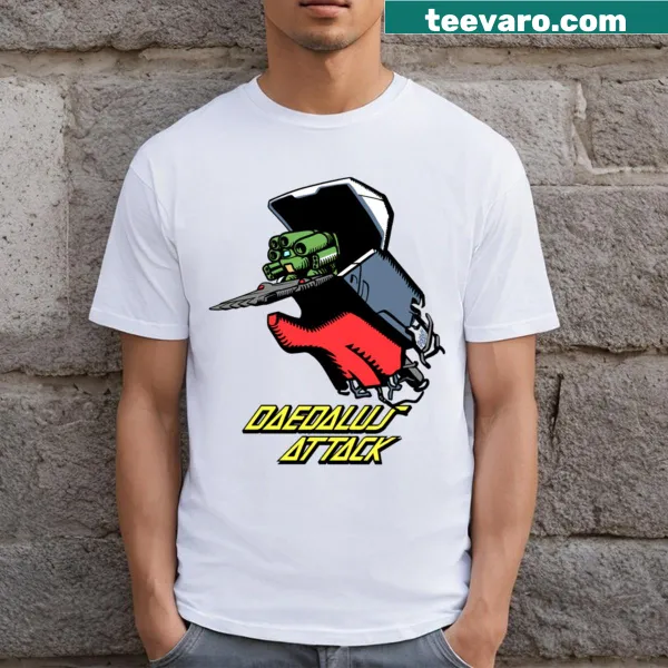 Asplenia Studios Daedalus Attack T-shirt featuring mythology-inspired graphic