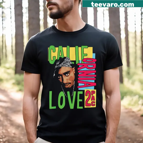 California themed T-shirt capturing the spirit of the state