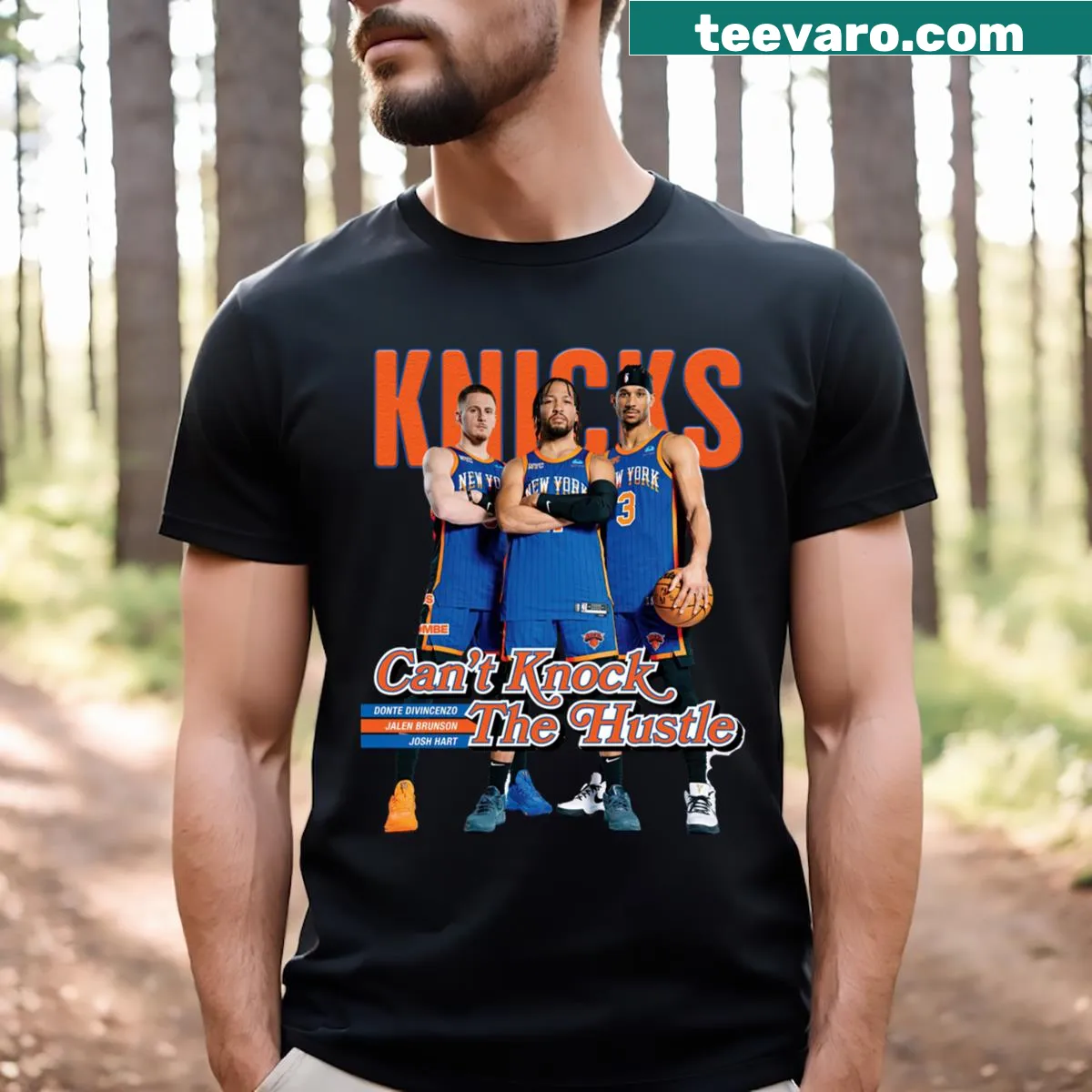 Inspirational T-shirt featuring a motivational phrase — on a men's t-shirt