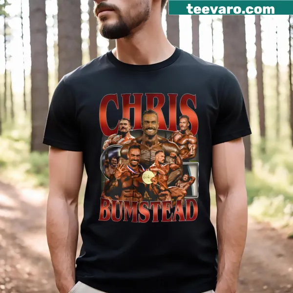 Chris Bumstead T-shirt with motivational text