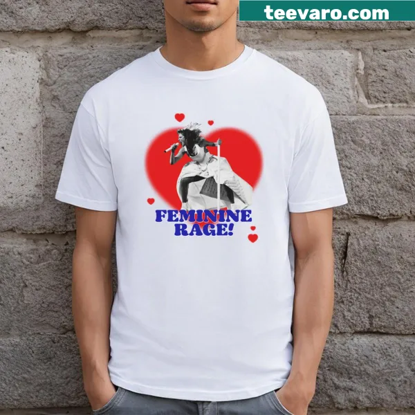 Feminine Rage The Musical T-shirt with playful graphic
