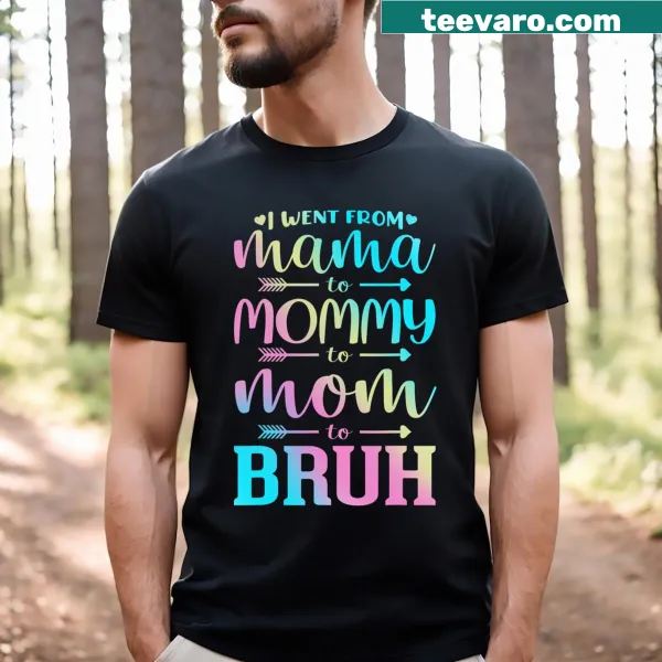 Funny T-shirt for moms with Bruh meme text