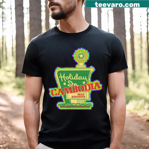 T-shirt with the phrase 'Holiday In Cambodia'