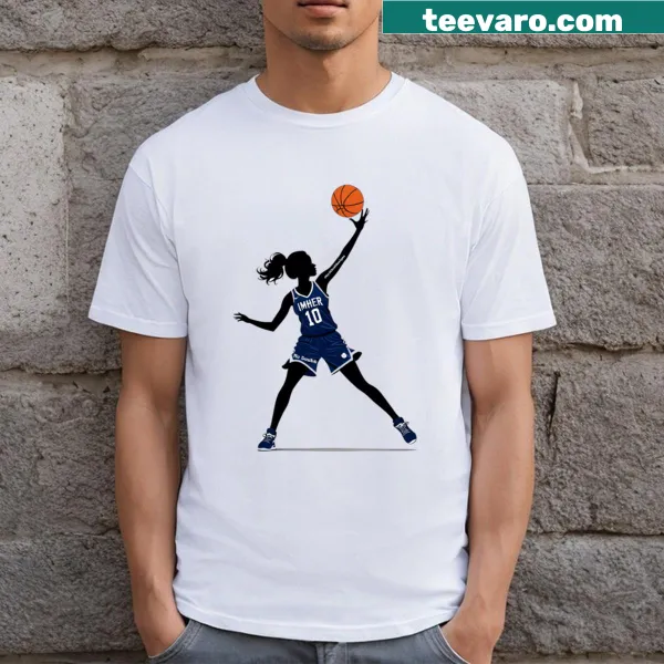 Basketball tee featuring the Reach logo, highlighting sports passion.