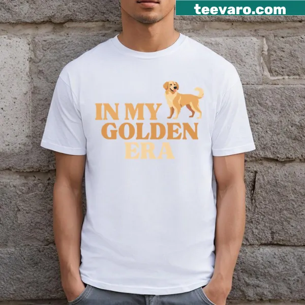 Minimalist t-shirt with clean typography referencing a golden era