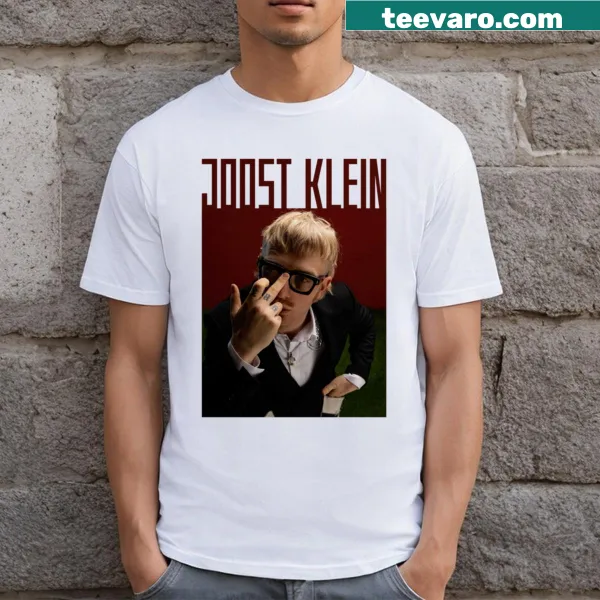 Minimalist red essential T-shirt featuring Joost Klein