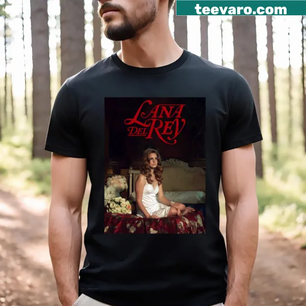 T-shirt featuring a design inspired by Lana Del Rey's artistry