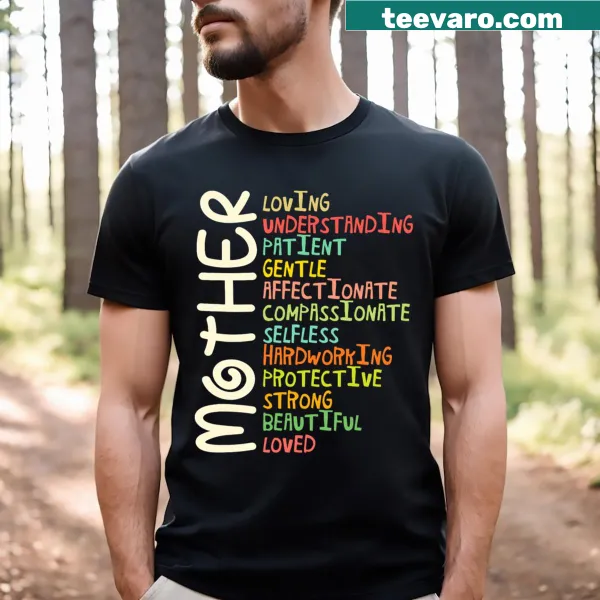 Sentimental T-shirt with the phrase 'Mother Meaning I Love Mom'