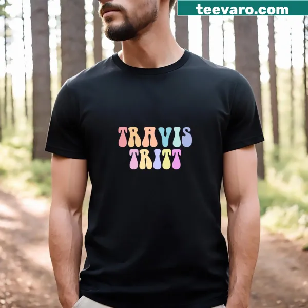 T-shirt honoring Travis Tritt with vintage style illustration