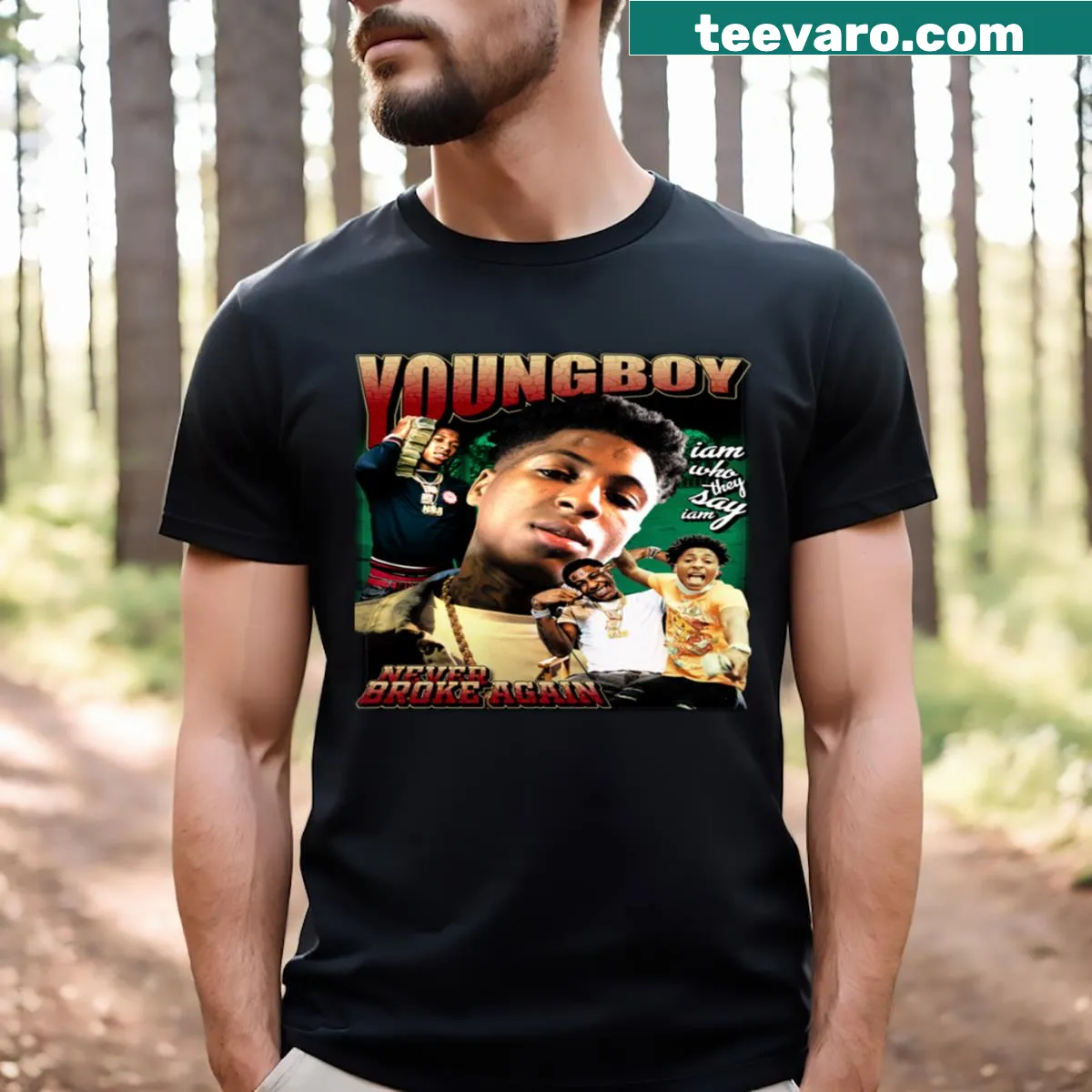 Essential t-shirt for young boys with a minimalist design — on a men's t-shirt