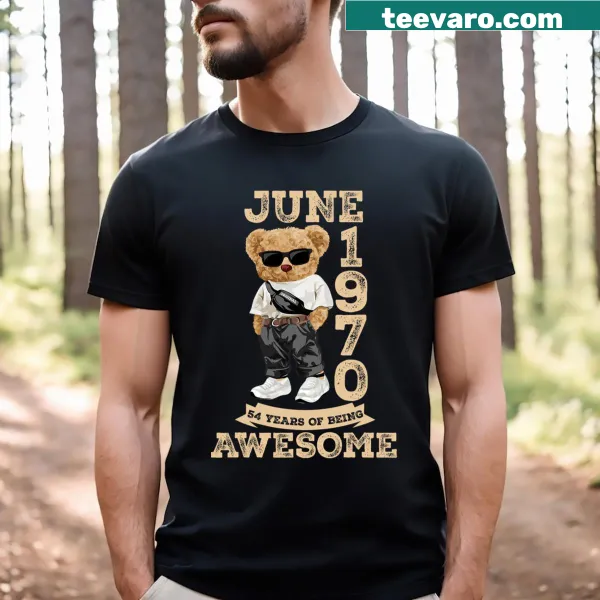 Celebratory T-shirt for 54th birthday with fun text