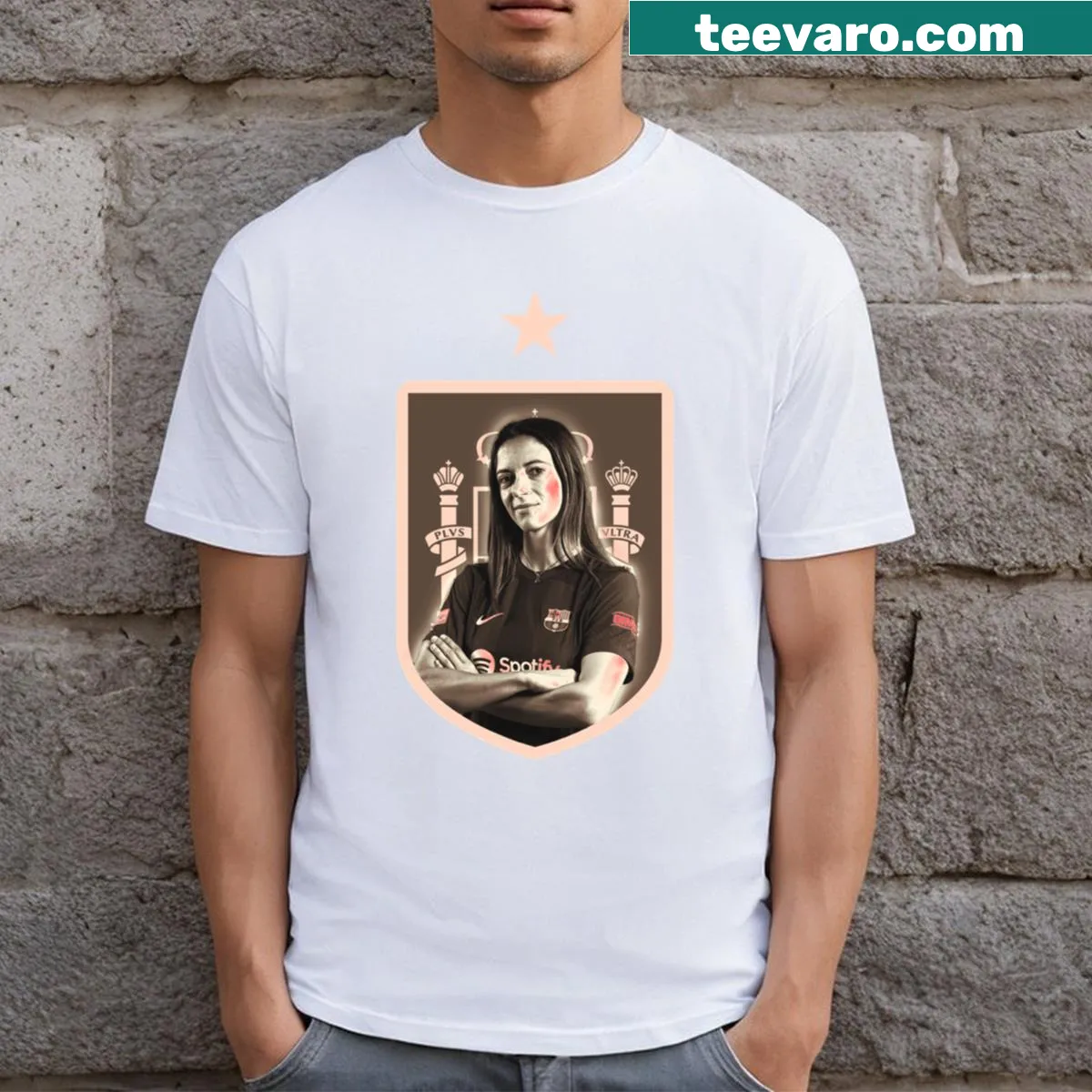 Illustrative T-shirt featuring the name Alex Bonmatti — on a men's t-shirt