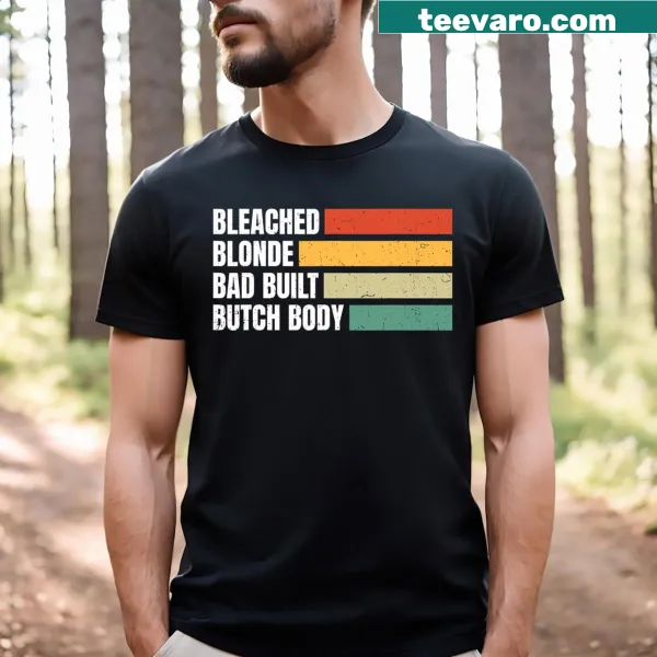 Typographic shirt celebrating body positivity with a bold message.