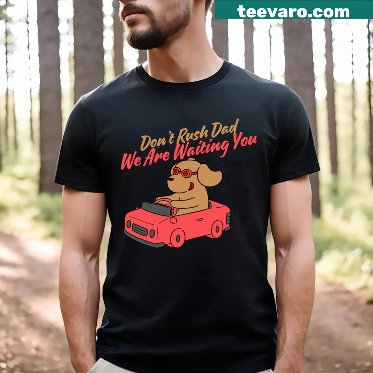 Funny t-shirt for Father's Day dedicated to dads — on a men's t-shirt