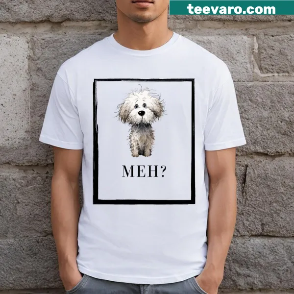 T-shirt with 'Feeling Meh!' text design for casual wear