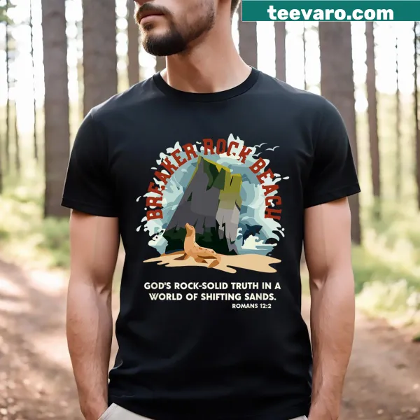 Inspirational faith-themed graphic on T-shirt