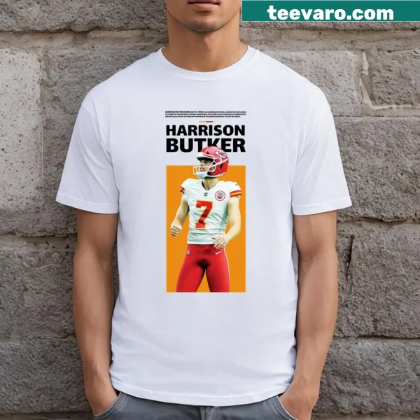 Harrison Butker jersey t-shirt with player name