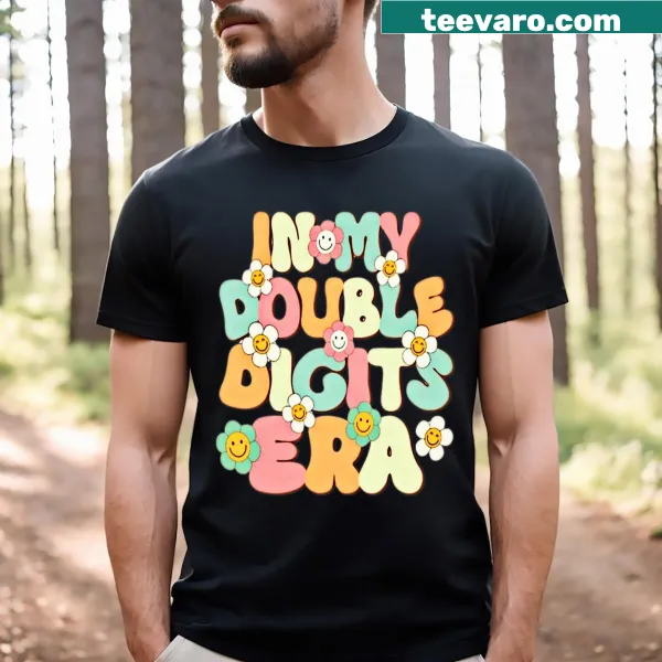 Retro birthday T-shirt for a 10-year-old girl