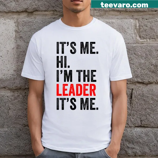 Retro t-shirt for kids with playful leader message