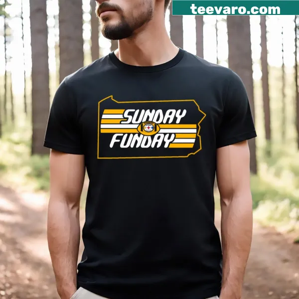 Bold Pittsburgh football-themed typography T-shirt for fans