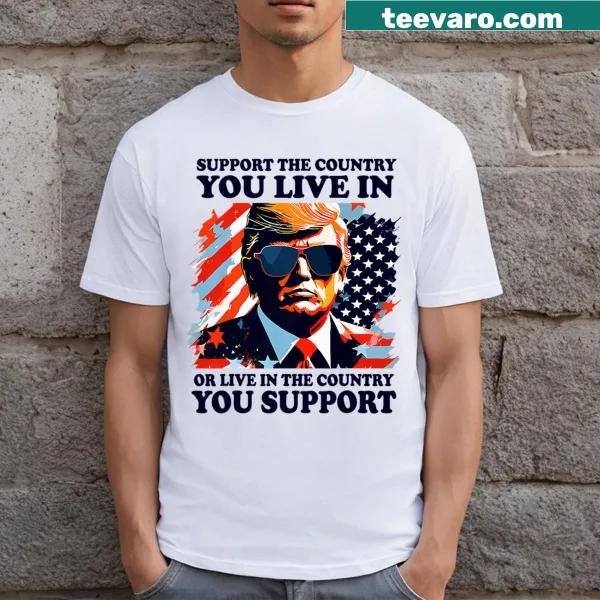 Patriotic Trump support t-shirt with strong saying