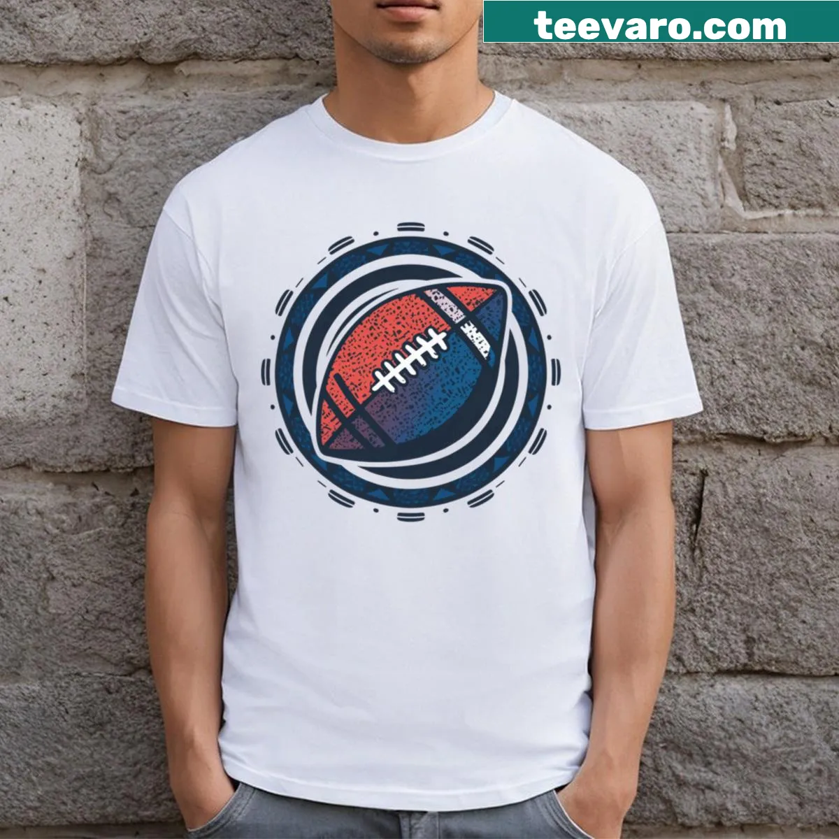 Minimalist Undefined typography t-shirt for thoughtful individuals — on a men's t-shirt