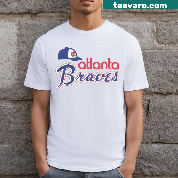Vintage Atlanta Braves t-shirt featuring Hank Aaron era logo.