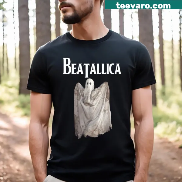 Beatallica Band T-shirt with humorous music design