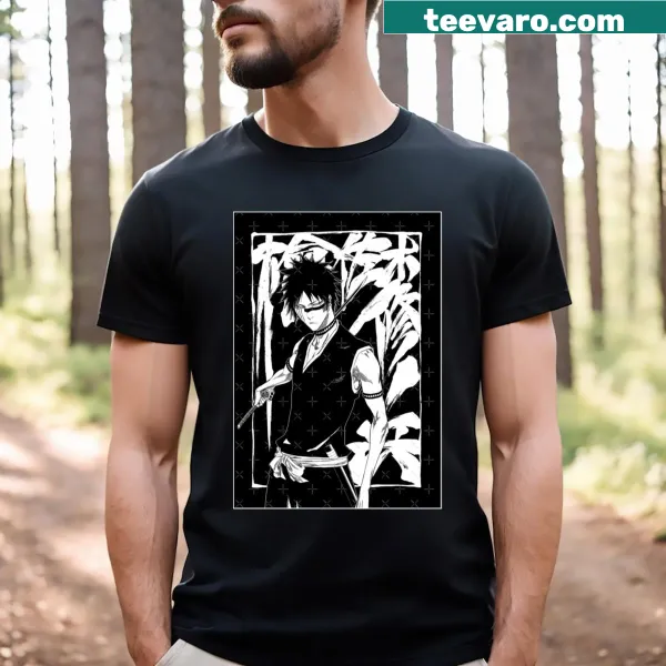 Manga style art t-shirt featuring an anime character