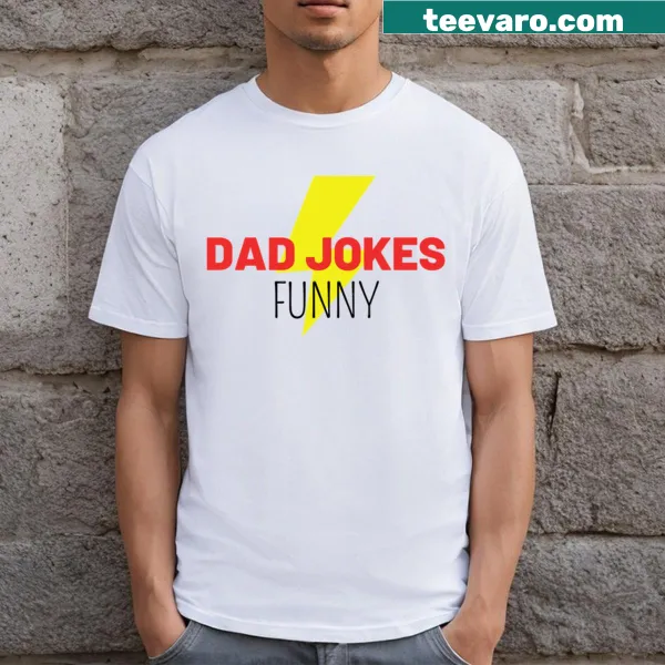 Funny dad jokes graphic tee for everyday wear