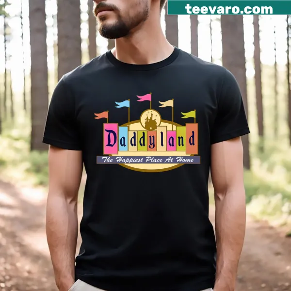 Wholesome t-shirt featuring 'Daddyland' text