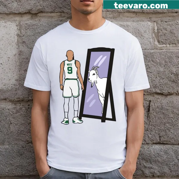 Derrick White 'Mirror Goat' graphic t-shirt