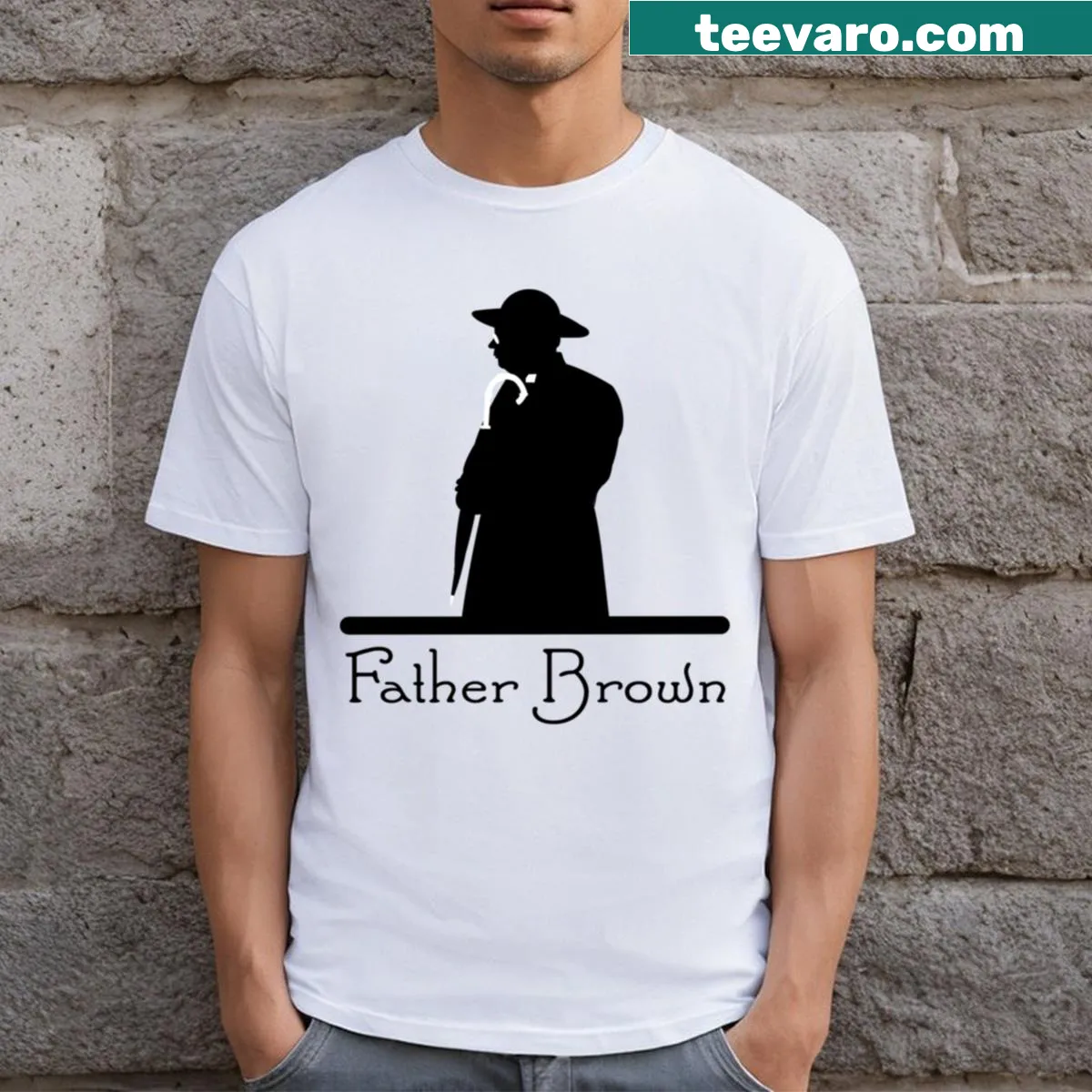 Heartfelt typography on T-shirt celebrating fatherhood — on a men's t-shirt